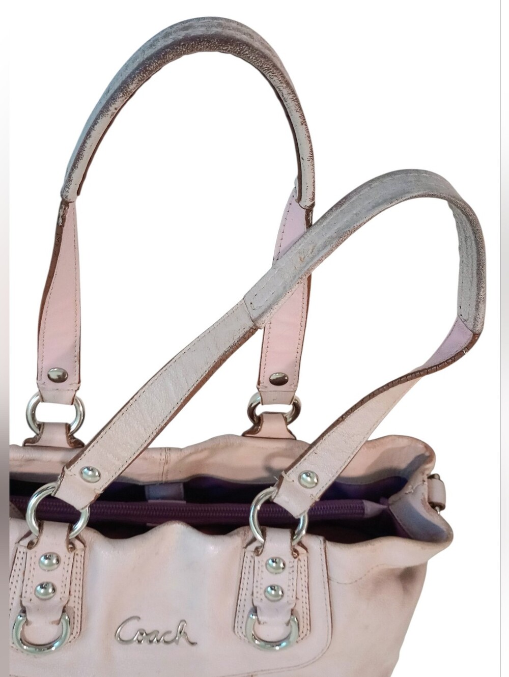 Coach Ashley Satchel Carryall Used Condition - Picture 4 of 9